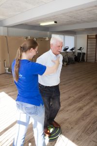 Fysiotherapie Leersum en Amerongen, utrechtse heuvelrug; fysiotherapeut in actie